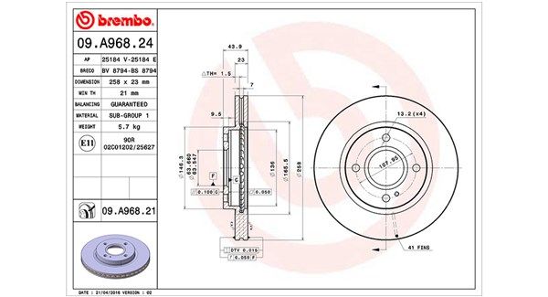 MAGNETI MARELLI Тормозной диск 360406077800